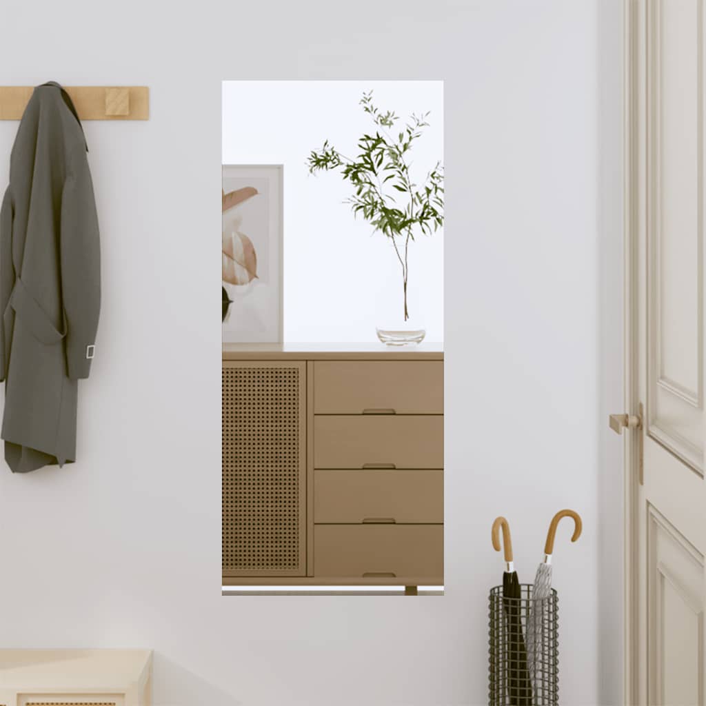 Wall Mirror 40 x 80 cm Glass Rectangular