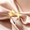 My Shape Fox Tail Open Rings for Women Men Stainless Steel Adjustable Finger Rings Wise Animal Good Luck Jewelry Gifts Wholesale