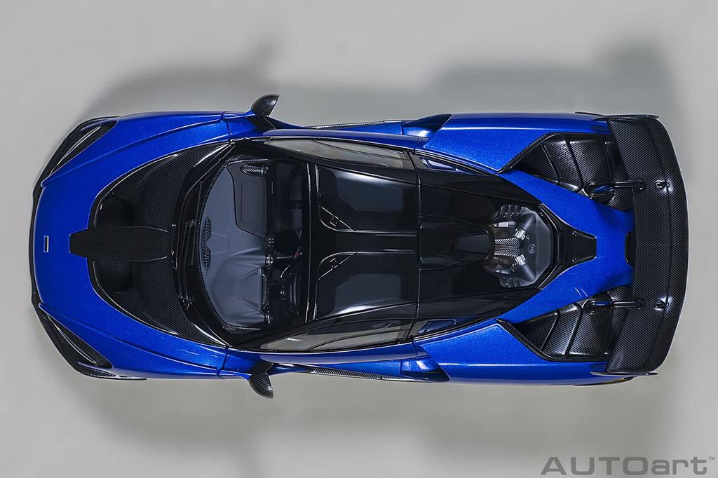 AUTOart McLaren Senna Metallic Blue Finished Product 76079 1/18