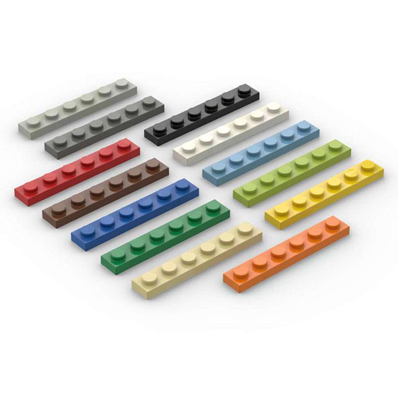 40pcs/lot Bulk Blocks Building Bricks Thin 1X6 Educational Assemblage Construction Toys for Children Size Compatible With 3666