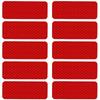 ESJNNK Reflective Stickers 8*3cm 10 Pieces Rectangle Reflective Board Bicycle