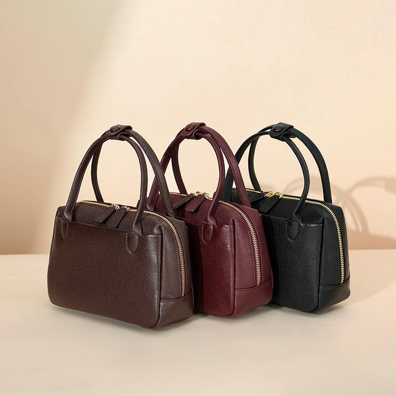 Rindsleder Echtes Leder Handtaschen für Damen Hohe Qualität Umhängetasche Weiblich Mode Retro Luxus Designer Crossbody-Taschen Damen