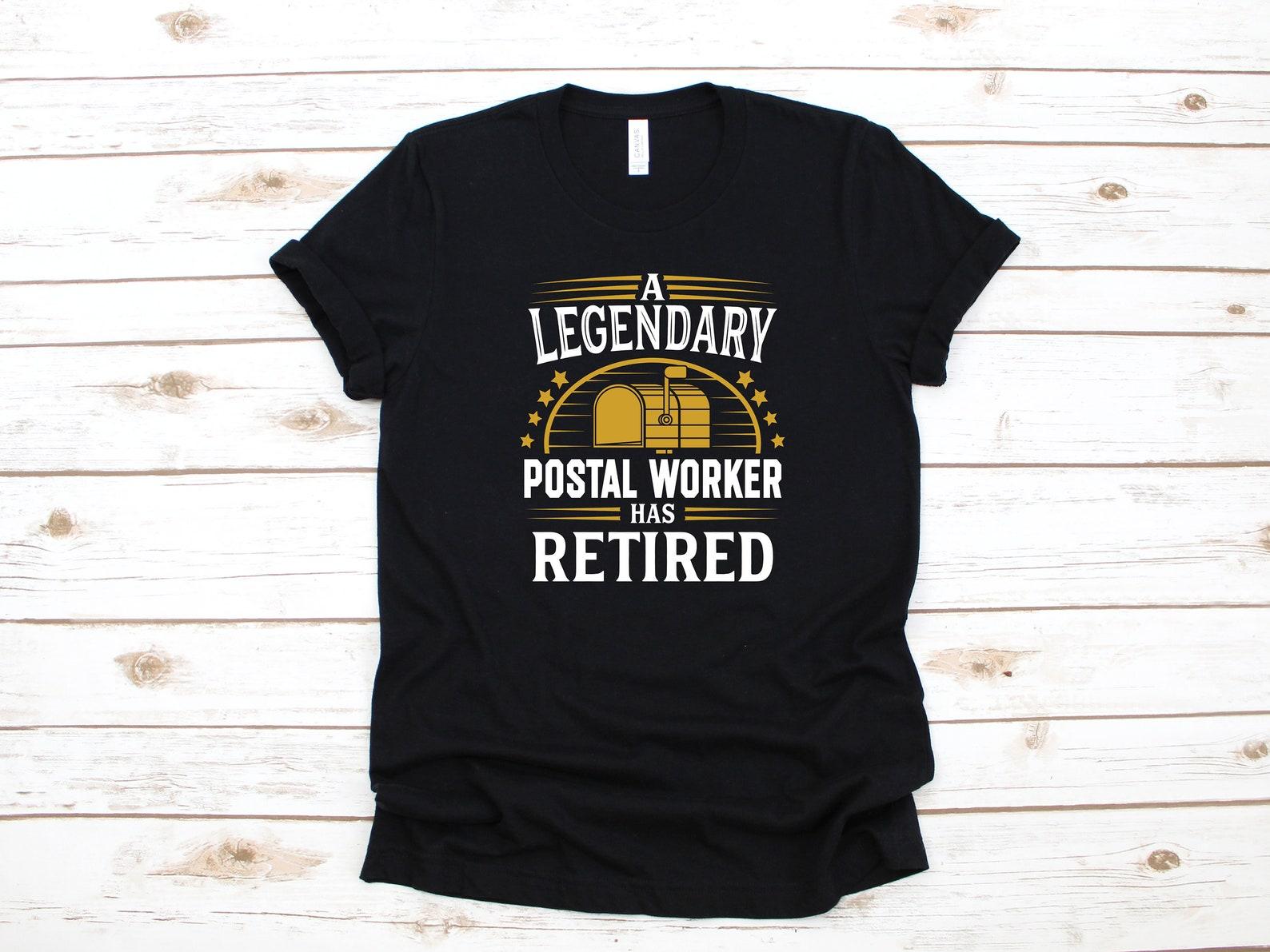 Retired Postal Worker Shirt | Post Office Retirement Party T-Shirt | PostmanT-shirt | T-shirt | T-shirt | Tank Top 4XL