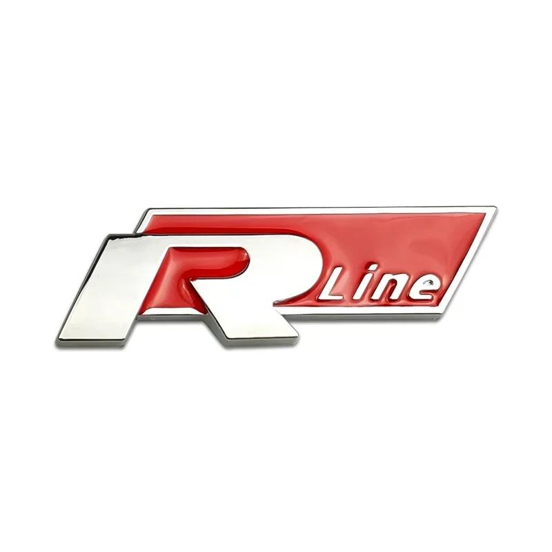 2026 Hot For VOLKSWAGEN VW 3D Metal for Volkswagen VW Rline R Golf Jetta Polo Passat B5 B6 Touareg Bora Beetle Car Grille Badge