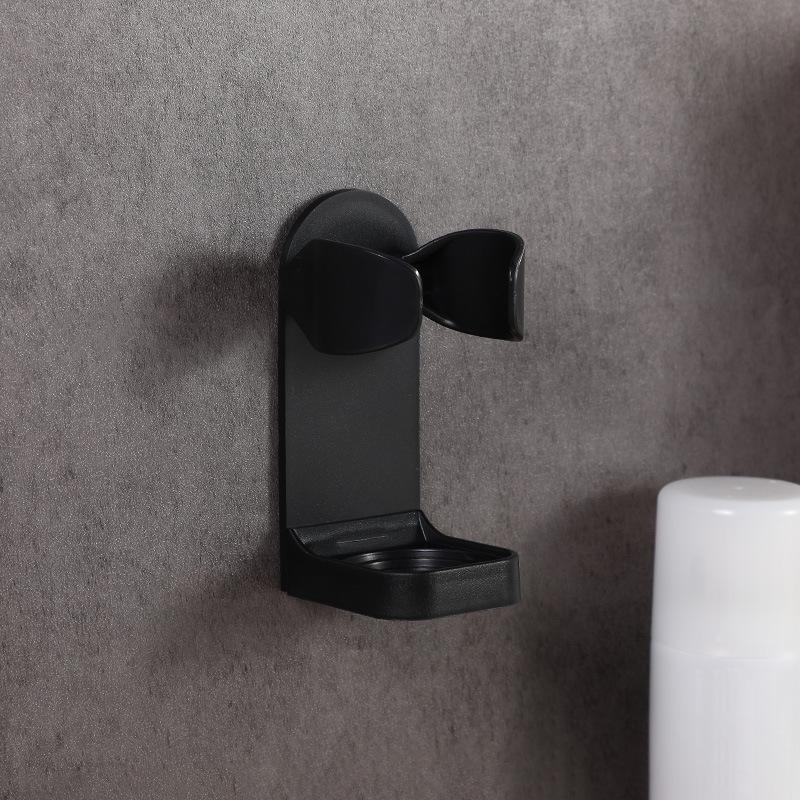 

Wall-Mounted Electric Toothbrush & Shaver Holder – Punch-Free Storage Rack. чорний