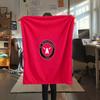 FC Midtjylland Flanelldecke mit Aufdruck, Hohe Qualität, Bequem für alle Jahreszeiten, Heimdekoration, Wärme und Komfort