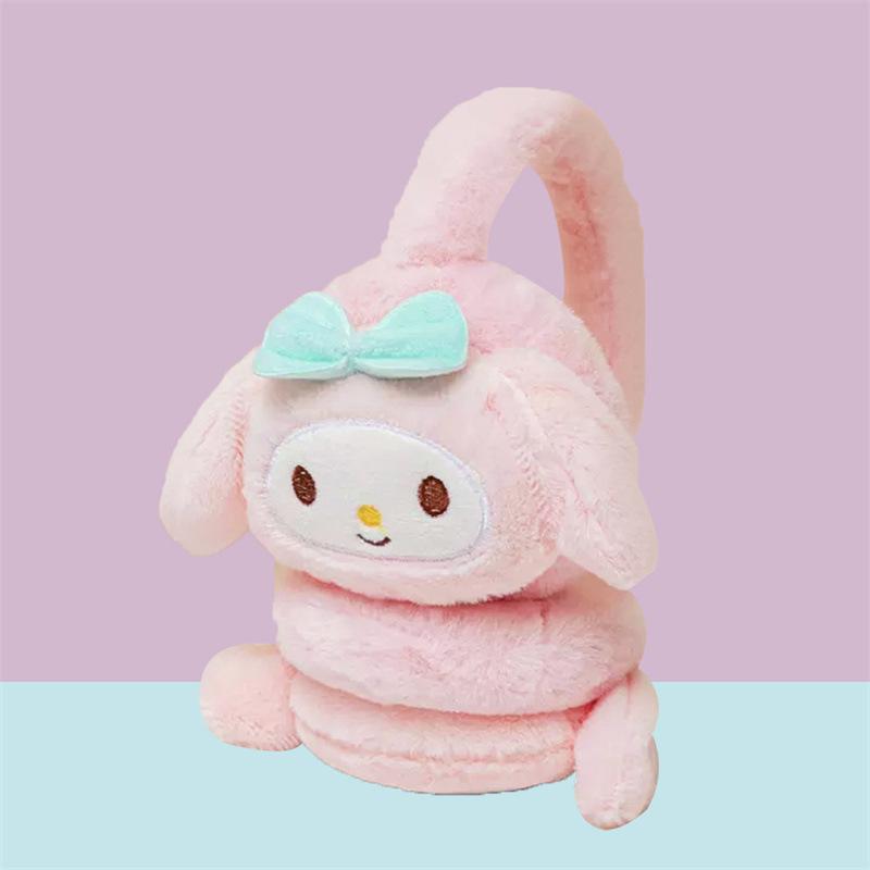 Cute Cartoon Sanrio Winter Female Student Cycling Earmuffs, Anti Cold Plush Earmuffs, Ear Wraps, Ear Warmers