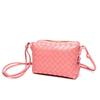 Womens Crossbody Bag Genuine Leather Woven Shell Design Medium Pillow Shape Daily Use Fashion Accessory