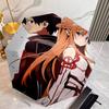 Sword Art Online Umbrella with Automatic Open/Close & Self-8-Rib Heavy-Duty Umbrella, Compact Travel Umbrella Suitable for Outdoor