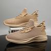 Herrenschuhe Fly-Woven Mesh Atmungsaktive Freizeitschuhe Übergröße Board Sportschuhe Herren
