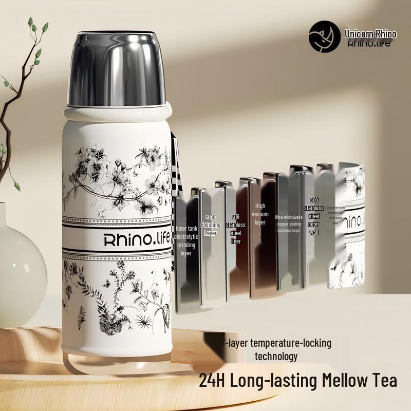 Dujiaoxi Qimeng Flower Sea Multifunctional Stew Tea Cup