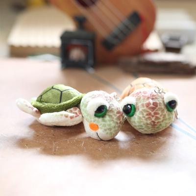Cute Cute Big-eyed Turtle Pendant Plush Toy Doll Cartoon Bag Hanging Ornament Keychain Doll Doll