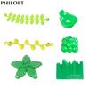 4pcs Big Building Block Forest Plant Series Flower Grass Tree Outdoor Adornment Street Accessories Compatible Scenes Toy For Kid