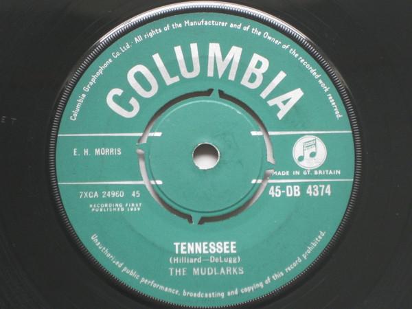 7inch Record MUDLARKS - Tennessee 45DB4374 COLUMBIA 1959 UK Rock Used