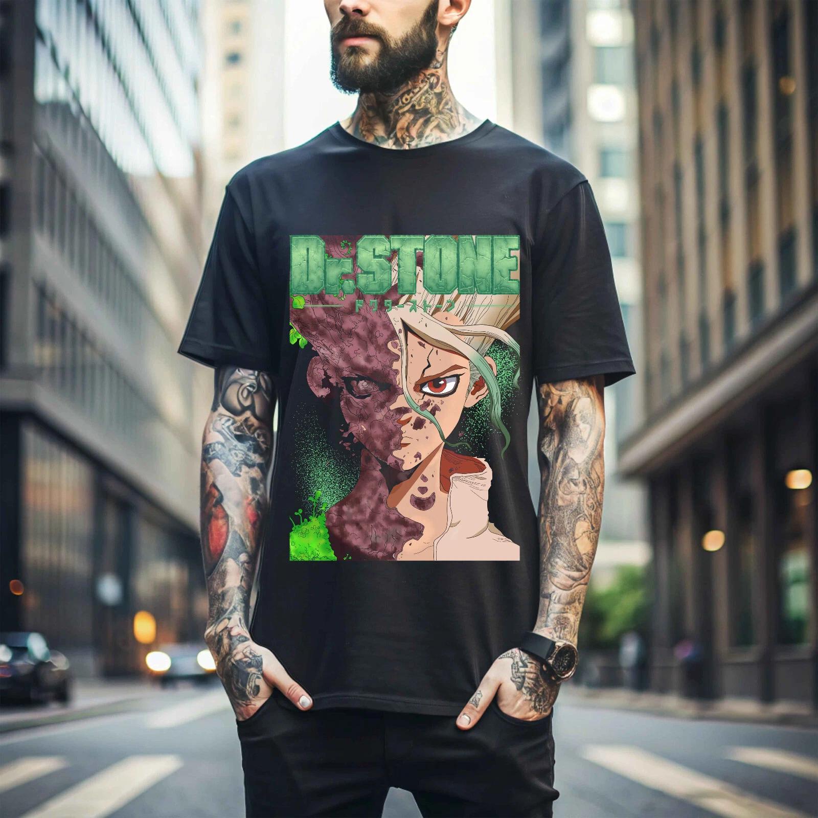 

MENS WOMENS Dr. Stone T-Shirt Senku Ishigami Ryusui Asagiri Seiyuu Vintage Shirt Gift 152 L