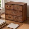 Wooden Desktop Organizer Drawer Wood Grain Cabinet for Office Desk