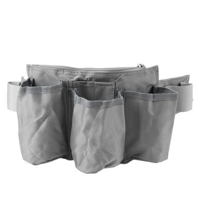 Tool Belt Pouch Waterproof Oxford Fabric Multipurpose 3 Pocket Electrician Tool Organizer Bag Gray