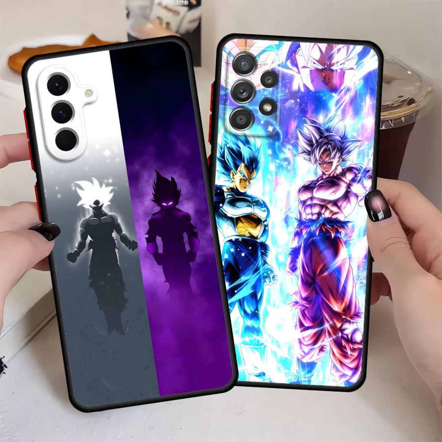 Case for Samsung Galaxy A14 A15 A16 A12 A05 A30 A70 Note 20 Ultra 10+ 9 8 A13 A50 A06 Back Phone Cover Dragon Ball Goku Vegeta
