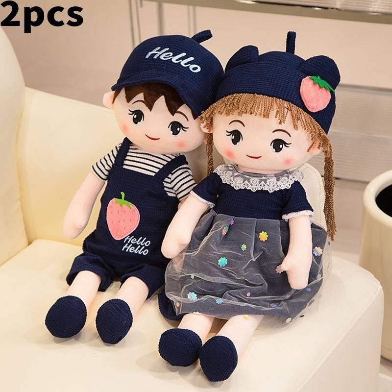 Adorable Plush Couple Dolls Soft And Cuddly For Wedding Birthday Gifts