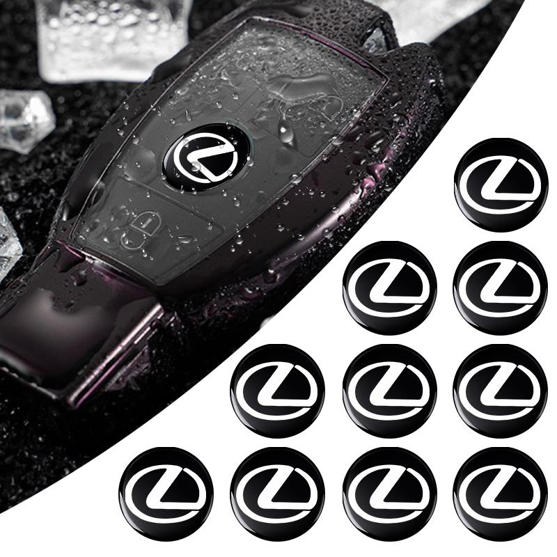 5/10/20 Pezzi Auto Alluminio 3D Emblema Guscio Chiave Telecomando Adesivi per Lexus IS IS250 IS250C IS300 IS300C IS350 IS350C F SPORT RX