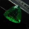 Green Emerald CERTIFIED 7 Ct Trillion Cut Natural Loose Gemstone Ring Size