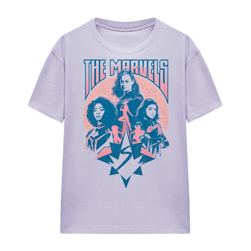 The Marvels Womens/Ladies Quantum Heroes T-Shirt