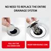 Universal Washbasin Press Type Water Head Leak-proof Plug Prevents Blocking Floor Anti-Odor Drain Cover for Washroom Sink