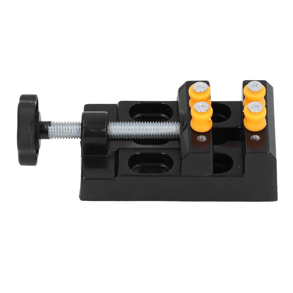 0-1.2 Inch Clamping Range Mini Bench Vise Flat Table Design Small Table Clamp DIY Jewelry Making
