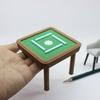 1/12 Scale Miniature Mahjong Table and Chair Model Figurine For Doll House With Realistic And Fine Detail Scene Setting