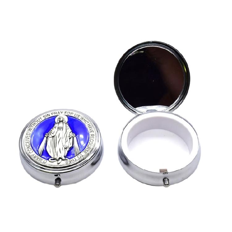 

Islamic Prayer Gift Box with Mirror Rosary Jewelry Box Religious Trinkets Storage Organizers Box Jewelry Storage Box Gift синій