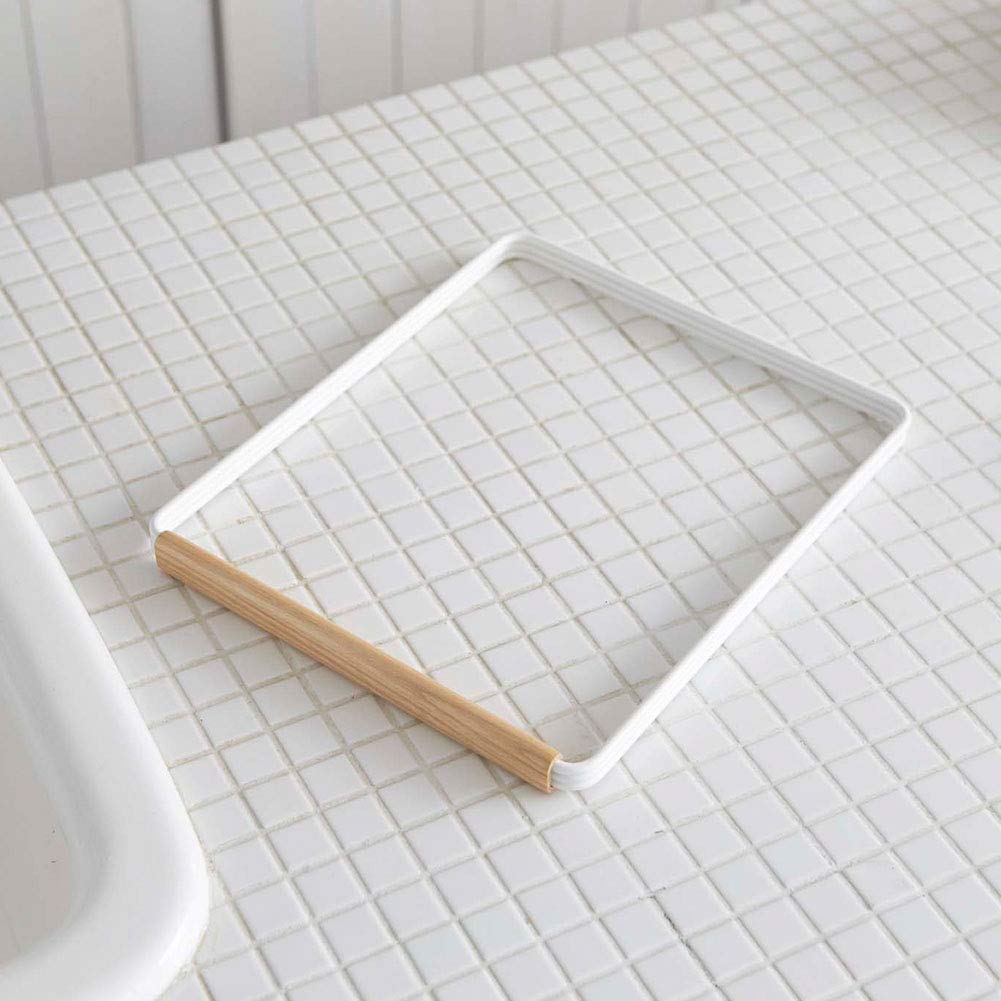 Yamazaki Jitsugyo Folding Dish Cloth Hanger Tosca White 2962