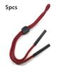 1/5pcNon-Slip Sunglasses Rope Unisex Outdoors Sports Glasses Cord Women Men Eyeglasses Eyewear Cord Elastic Polyester Neck Strap