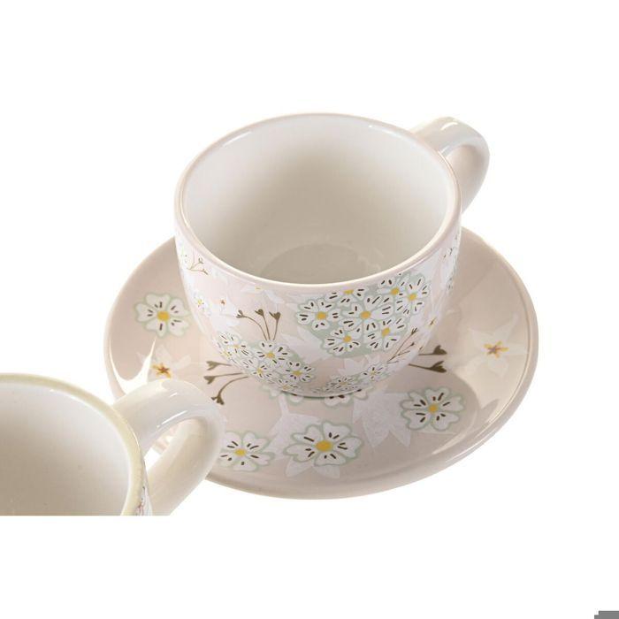 Tasse à café - DKD HOME DECOR - Métal et Dolomite - Élégance - Chic - Vert/Beige