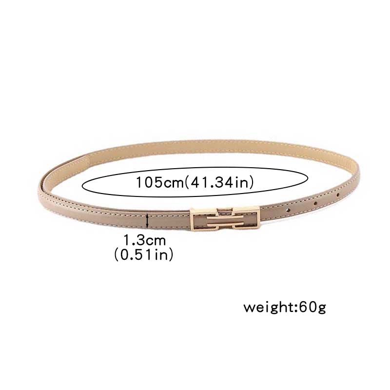 Ceinture fine en métal à boucle ardillon pour femme, longue en cuir PU, réglable, pour robe, pantalon, jean, sangles décoratives