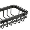 Sink Storage Rack with Hollow Design Basket 360° Rotatable Rustproof Kitchen Faucet Organizer for Sponges Brushes Cleaning Tools