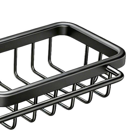 Sink Storage Rack with Hollow Design Basket 360° Rotatable Rustproof Kitchen Faucet Organizer for Sponges Brushes Cleaning Tools