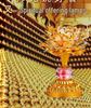 Seven-Color LED Rechargeable Buddha Offering Lamp - Lotus Design for Home and Guanyin Devotion.
