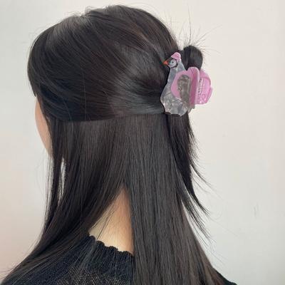 Personalized Animals Cute Rabbit Hair Grab Squirrel Exquisite Acrylic Shark Clip Geometry Sweet Headwear Streetwear