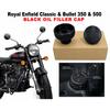 Royal Enfield Old Classic & Bullet 350 & 500 Black "Oil Filler Cap"