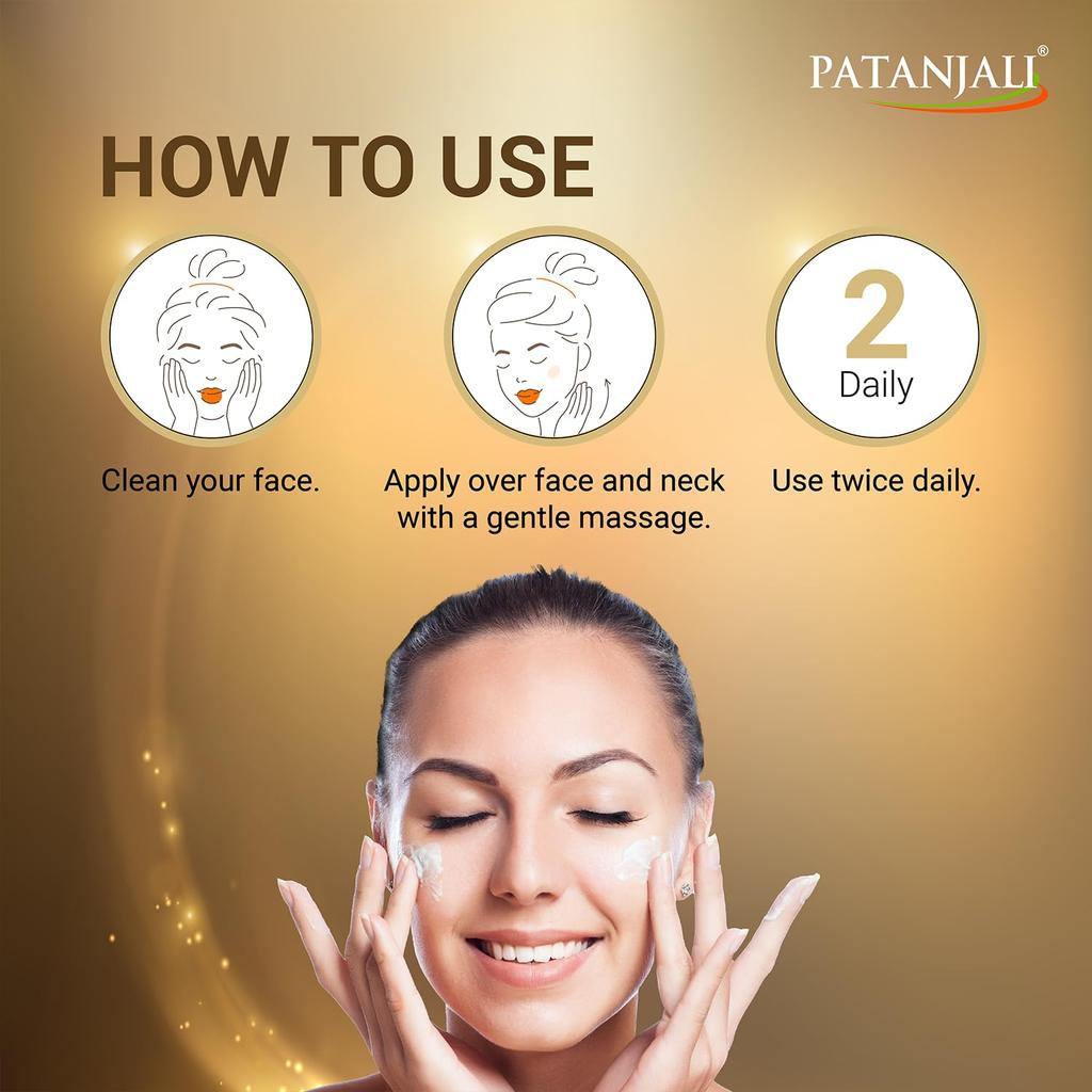 Patanjali Swarna Kanti Cream 50g Pack Of 1 Deep Moisturizing Skin Cream For Soft Glowing Skin