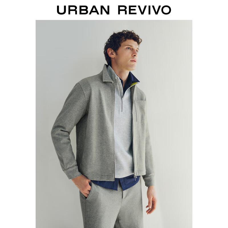 

UR Men s Double Zipper Lapel Jacket S