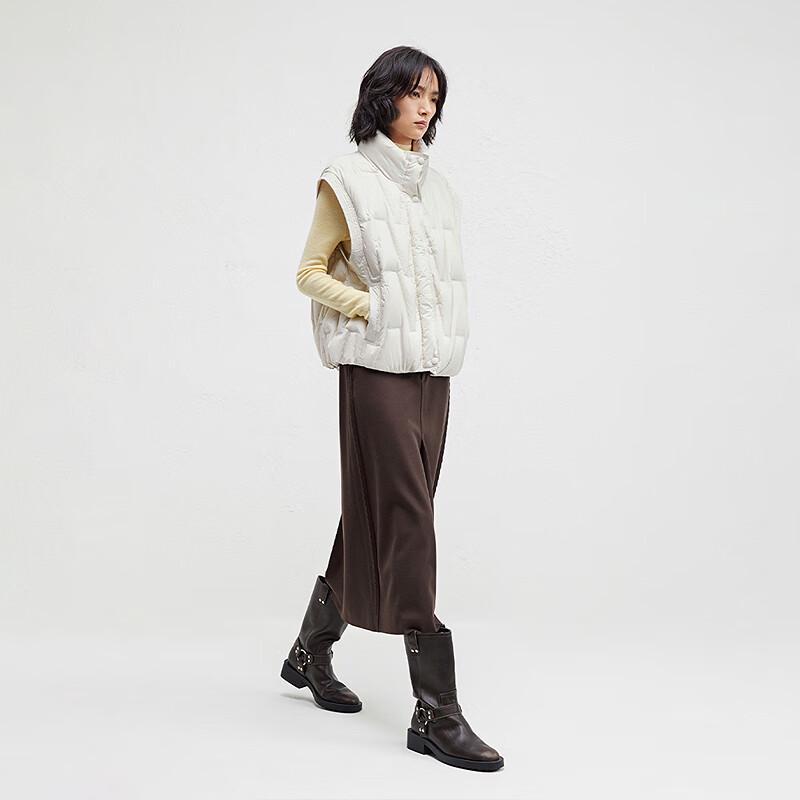 broadcast Casual Stand-Collar Puffy Down Vest