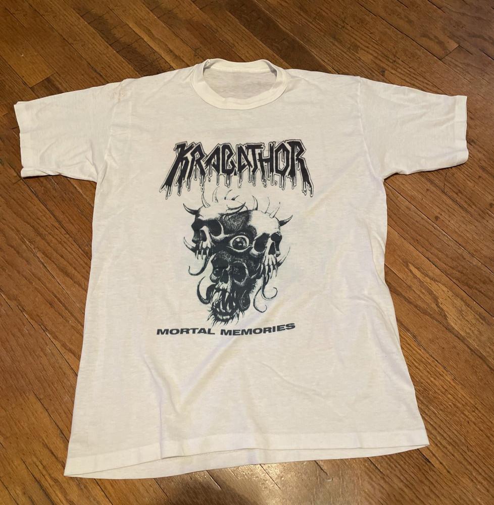 Krabathor Band Mortal Memories Унисекс Хлопковая Футболка SB234 Унисекс Футболка XXXXL