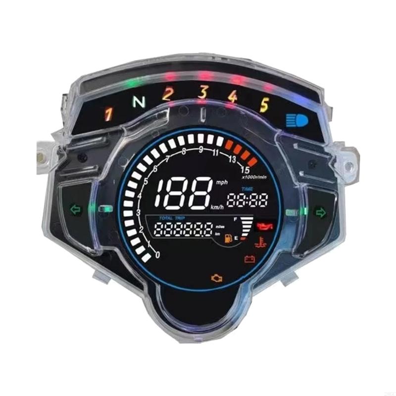 28GC Universal Motorcycle Digital Dashboard Speed Meter High Visibility LCD China Mainland