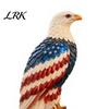 Bird Statue With Light American Flag Eagle-Shaped Lamp, 250th Anniversary Patriotic Desk Realistic Tabletop Eagle Decor Night Light, Artistic