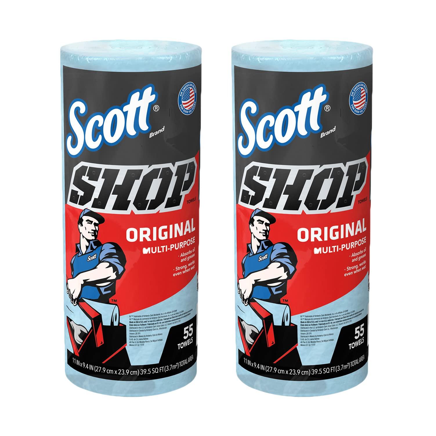

Полотенца SCOTT Shop Blue Roll 55 листов, набор из 2 рулонов