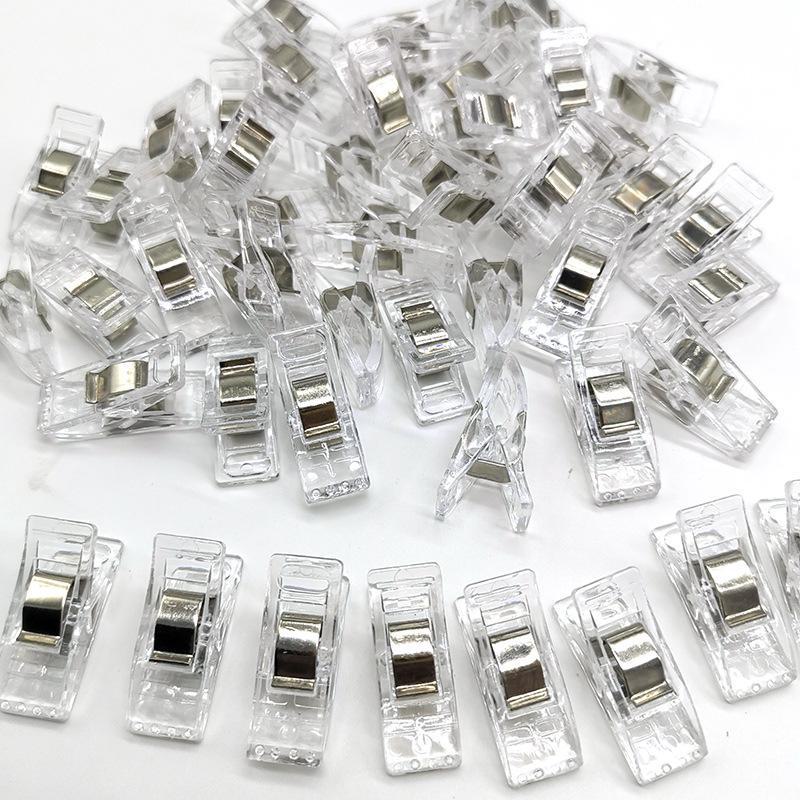 Colorful Plastic Sewing Clips for Cross-Border Japanese Hemming, Patchwork, and Fixing - AXE Clips