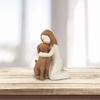 Nuova Ragazza Cane Che Tiene Ornamento Ornamento Design Resina, Casa Amanti dei Cani Regalo Commemorativo Decorazione