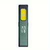 Ultra Thin Flashlight, High Brightness Magnetic Pen Clip, Dual Light Source, 5 Modes, Aluminum Alloy Material Suitable for Outdoor, Emergency