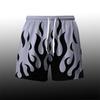 Flame Fire Muay Thai Boxing Kickboxing Shorts Pants 3D Print Fighting Training Unisex Men Women Quick Dry Fitness Gym Sport Workout Casual Streetwear